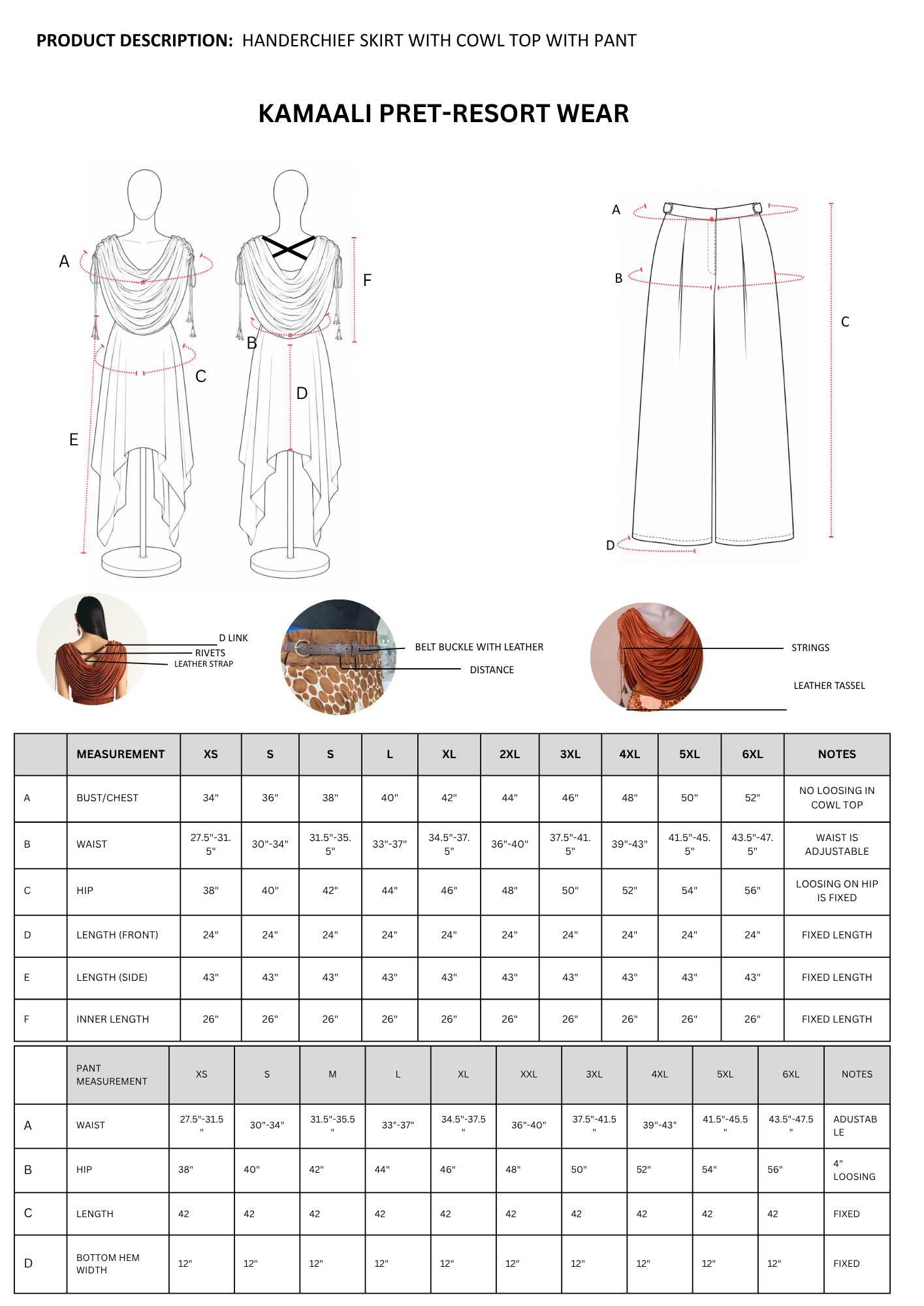 LAILA SKIRT SET- 3PCS
