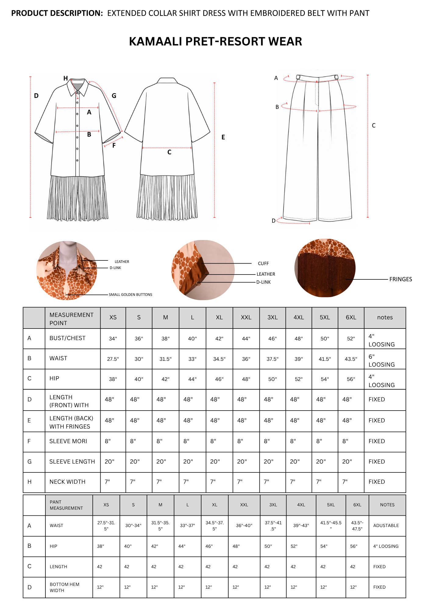 TAHRA DRESS SET