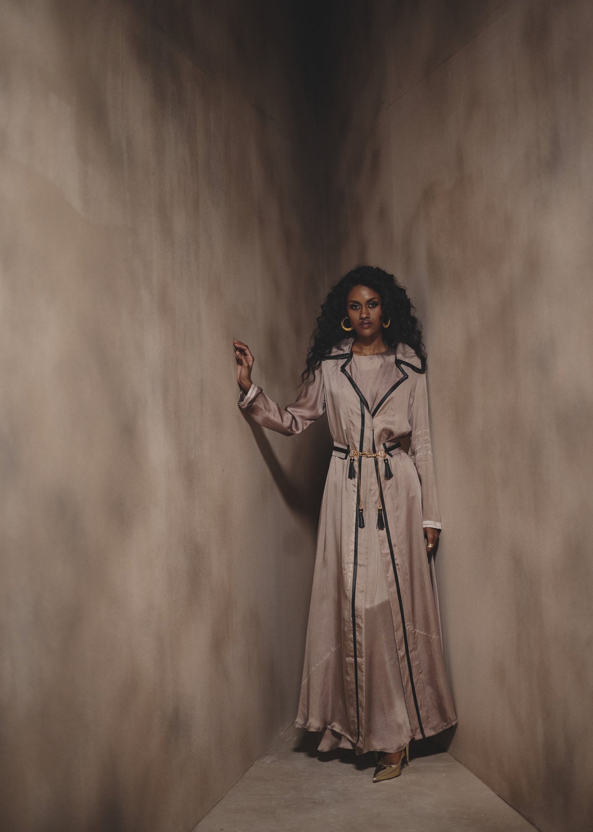 DOVE TRENCH COAT SET