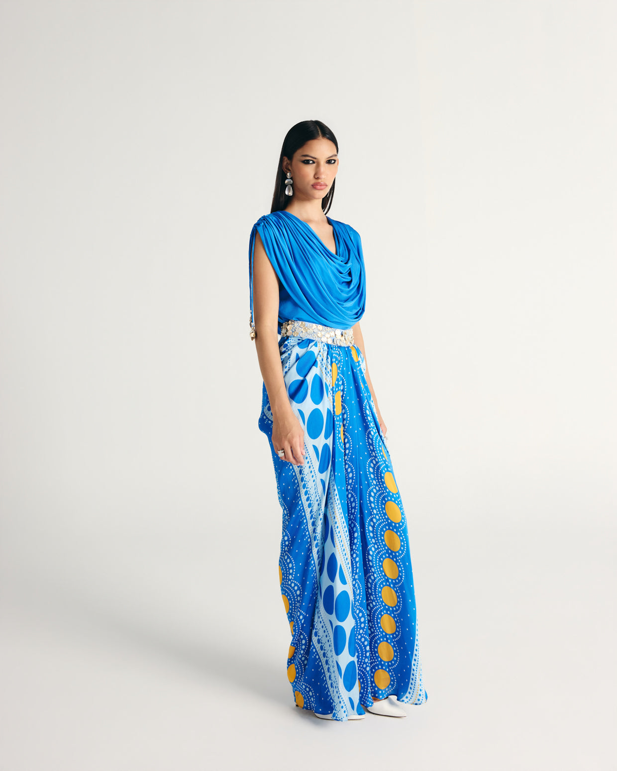 ZAYN DRAPE SKIRT SET