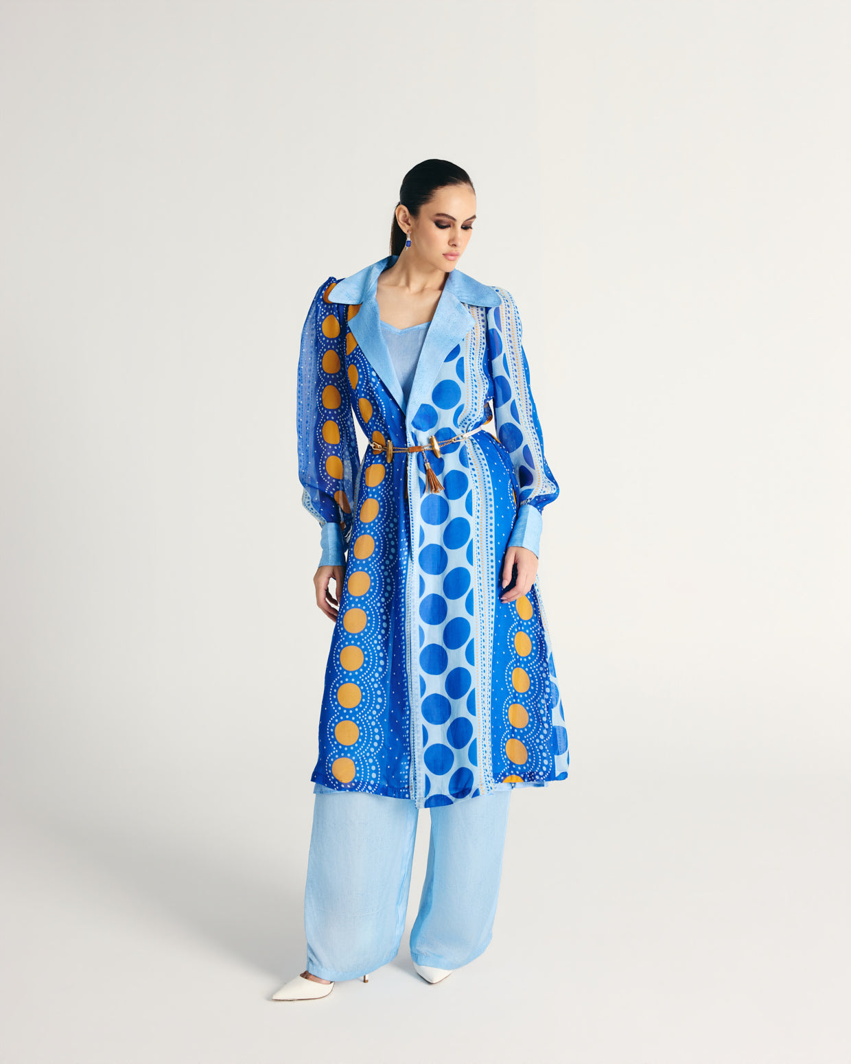 HALA TRENCH COAT SET-3 PCS