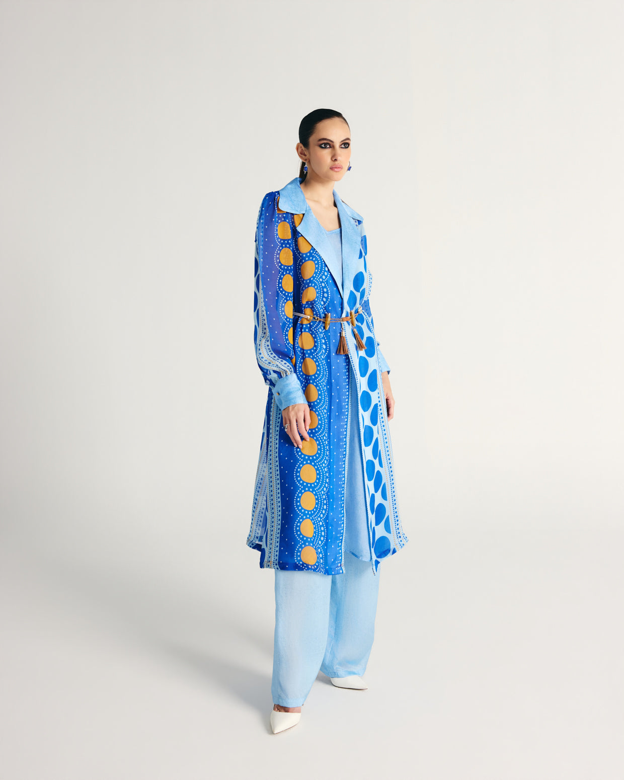 HALA TRENCH COAT SET-3 PCS