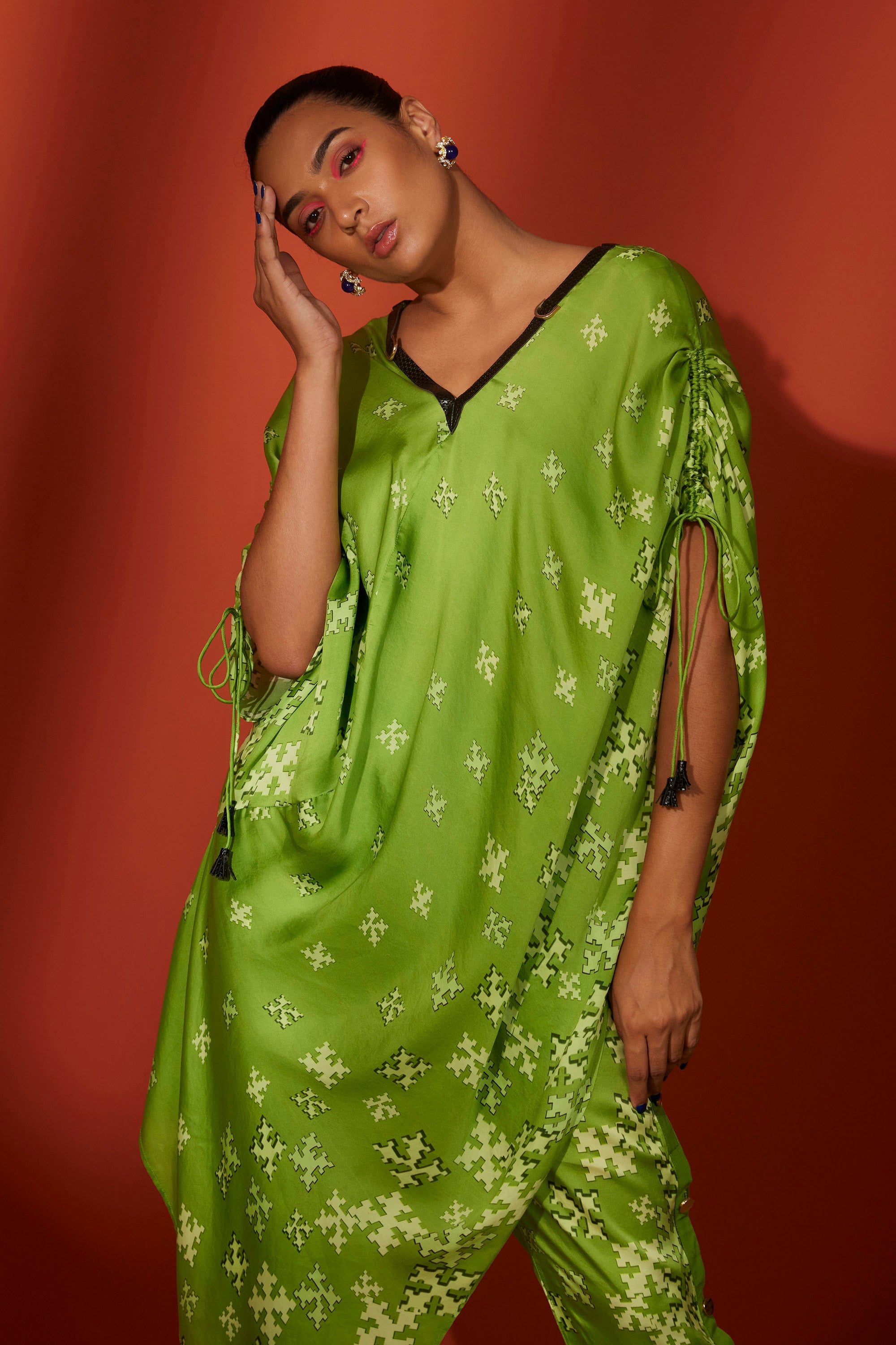 Kei Green Women's Luxury Co-Ords Set