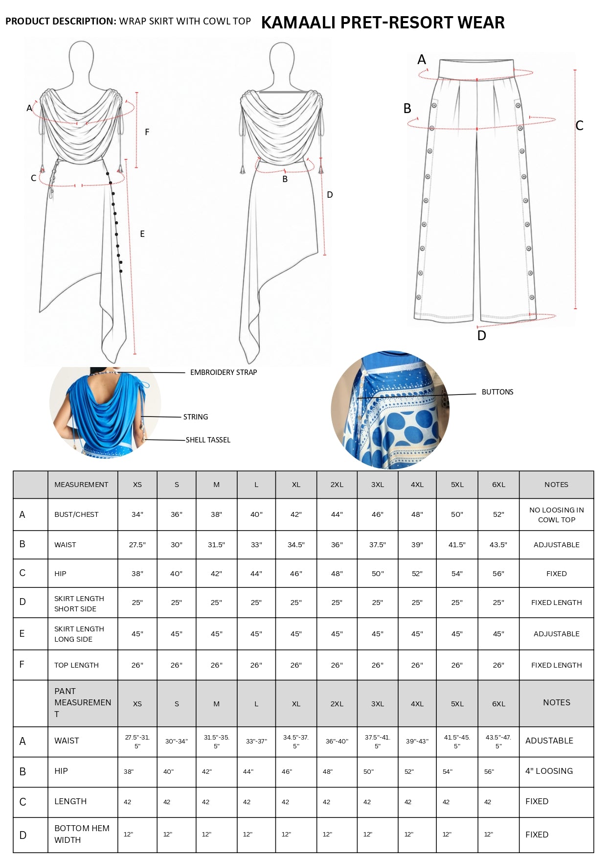 MAEVA SKIRT SET- 3 PCS
