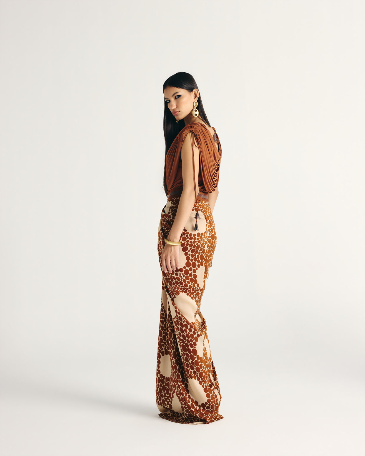 ZIVA DRAPE SKIRT SET