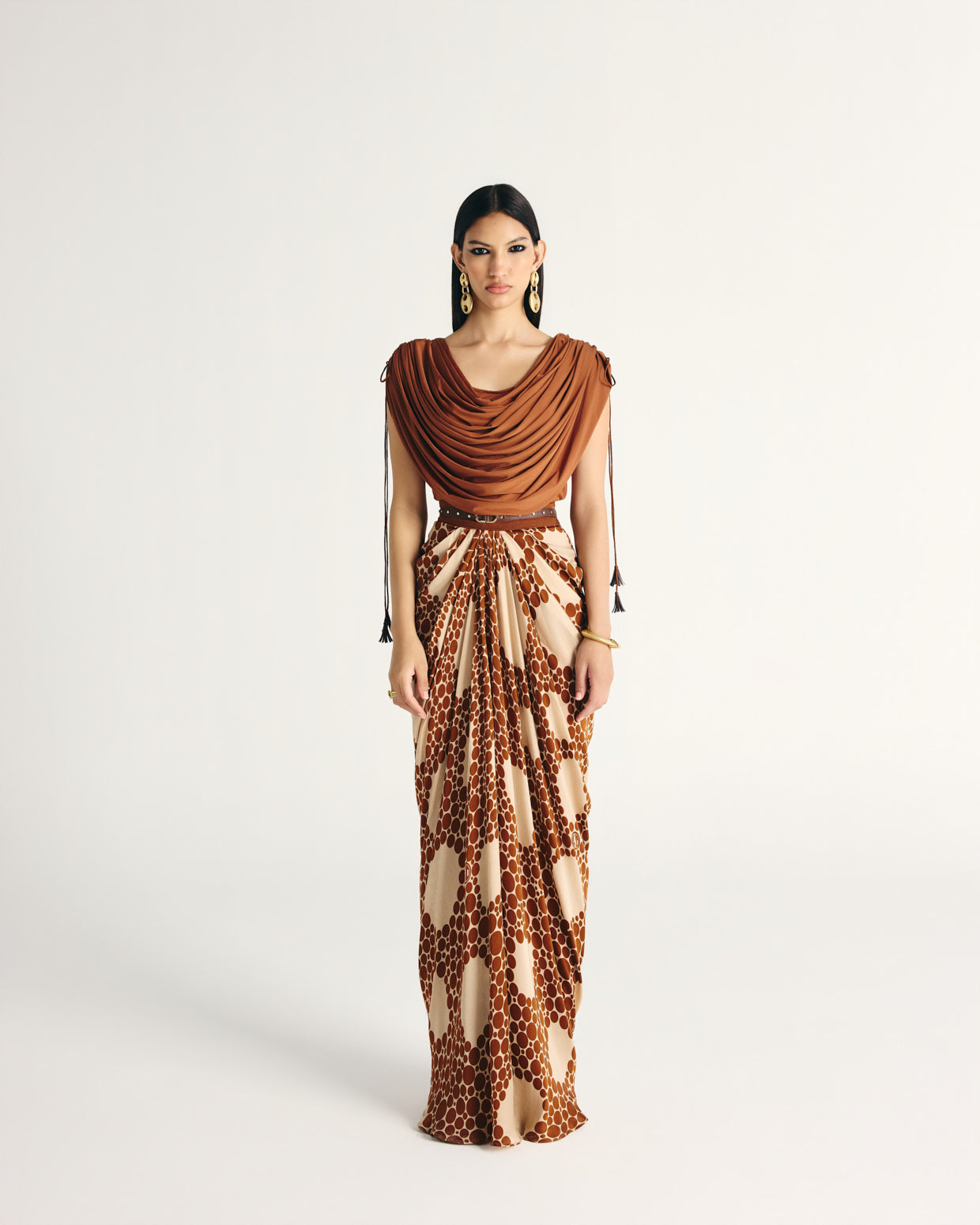 ZIVA DRAPE SKIRT SET