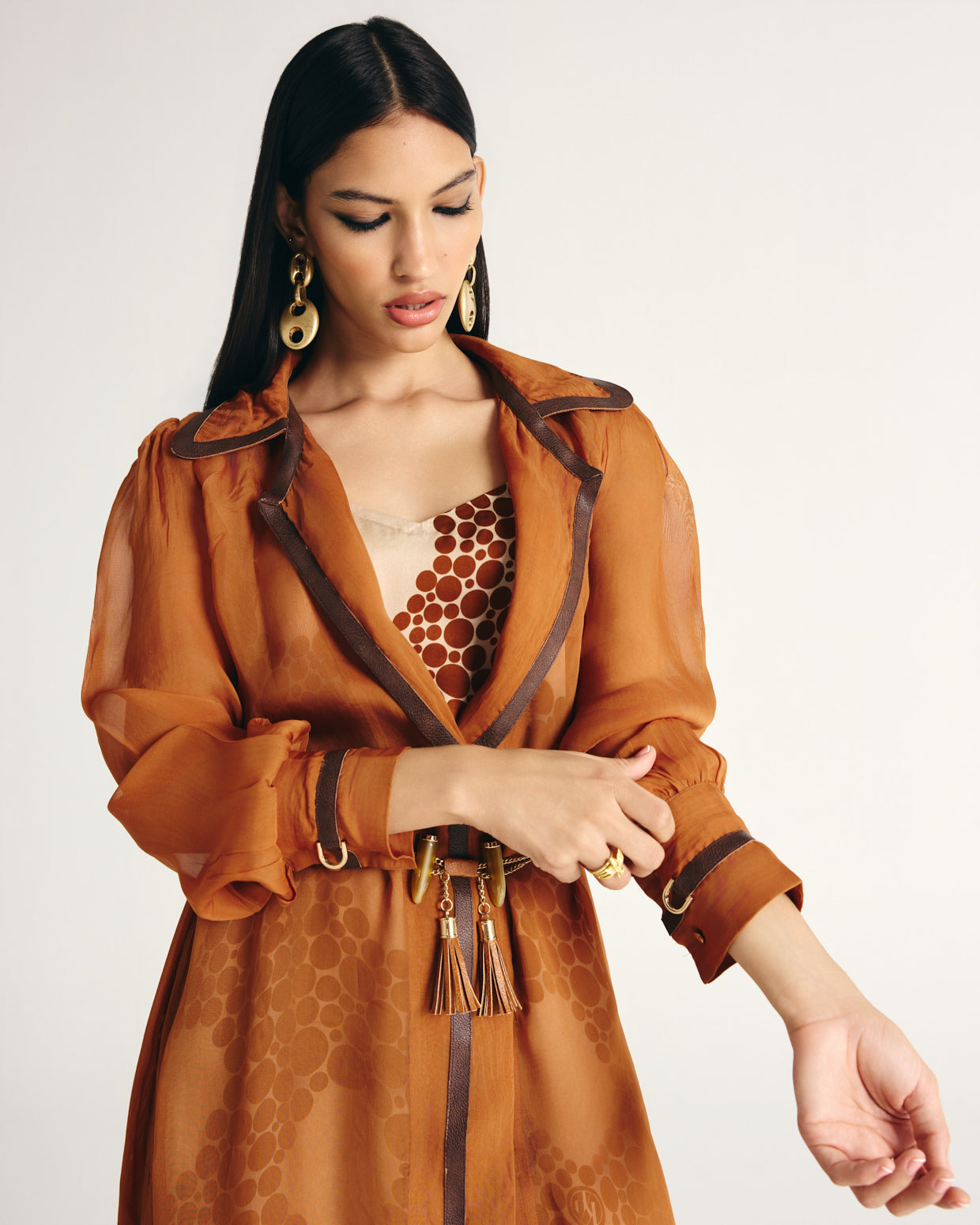 REEMA TRENCH COAT SET- 2 Pcs