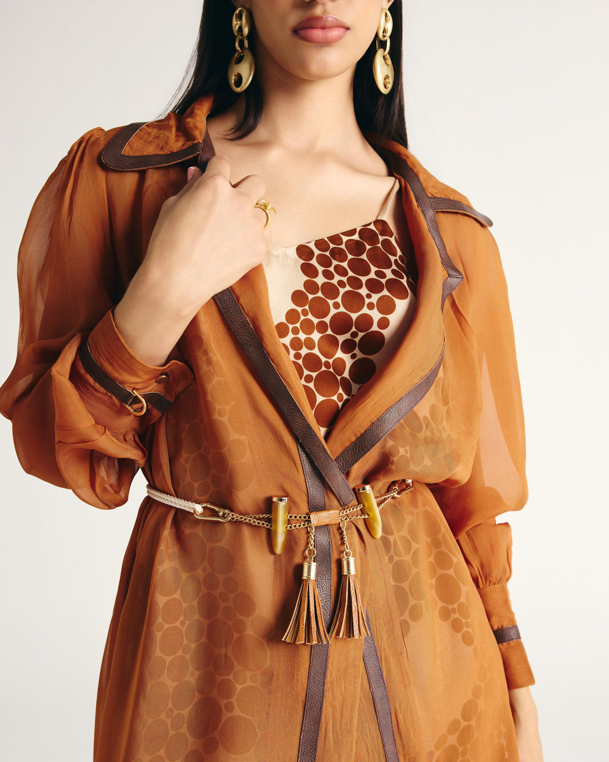 REEMA TRENCH COAT SET- 2 Pcs