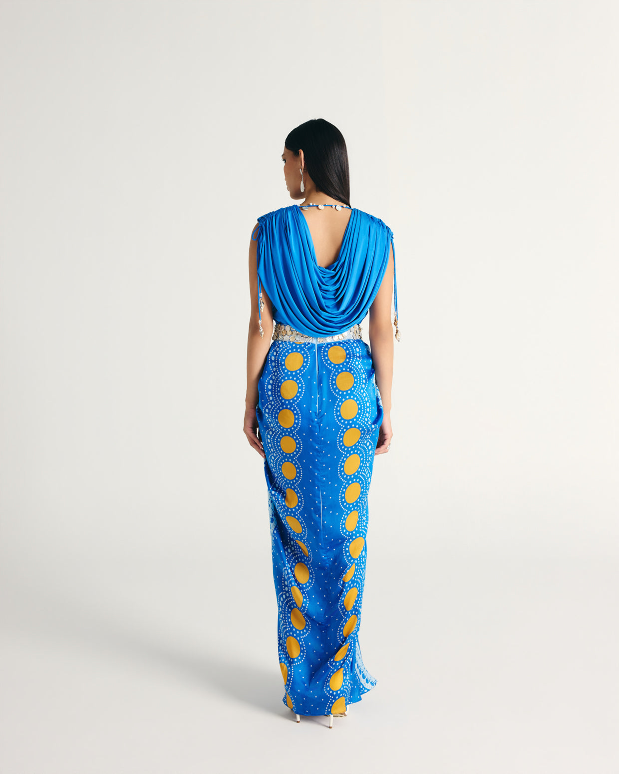 ZAYN DRAPE SKIRT SET