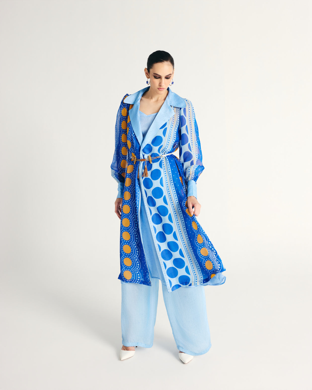 HALA TRENCH COAT SET-3 PCS