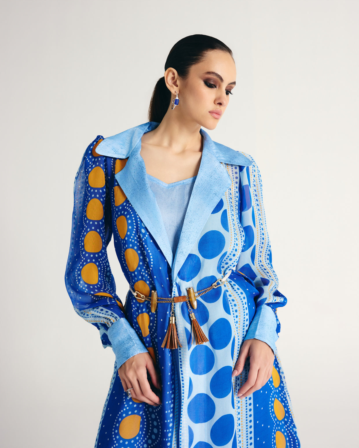 HALA TRENCH COAT SET-3 PCS