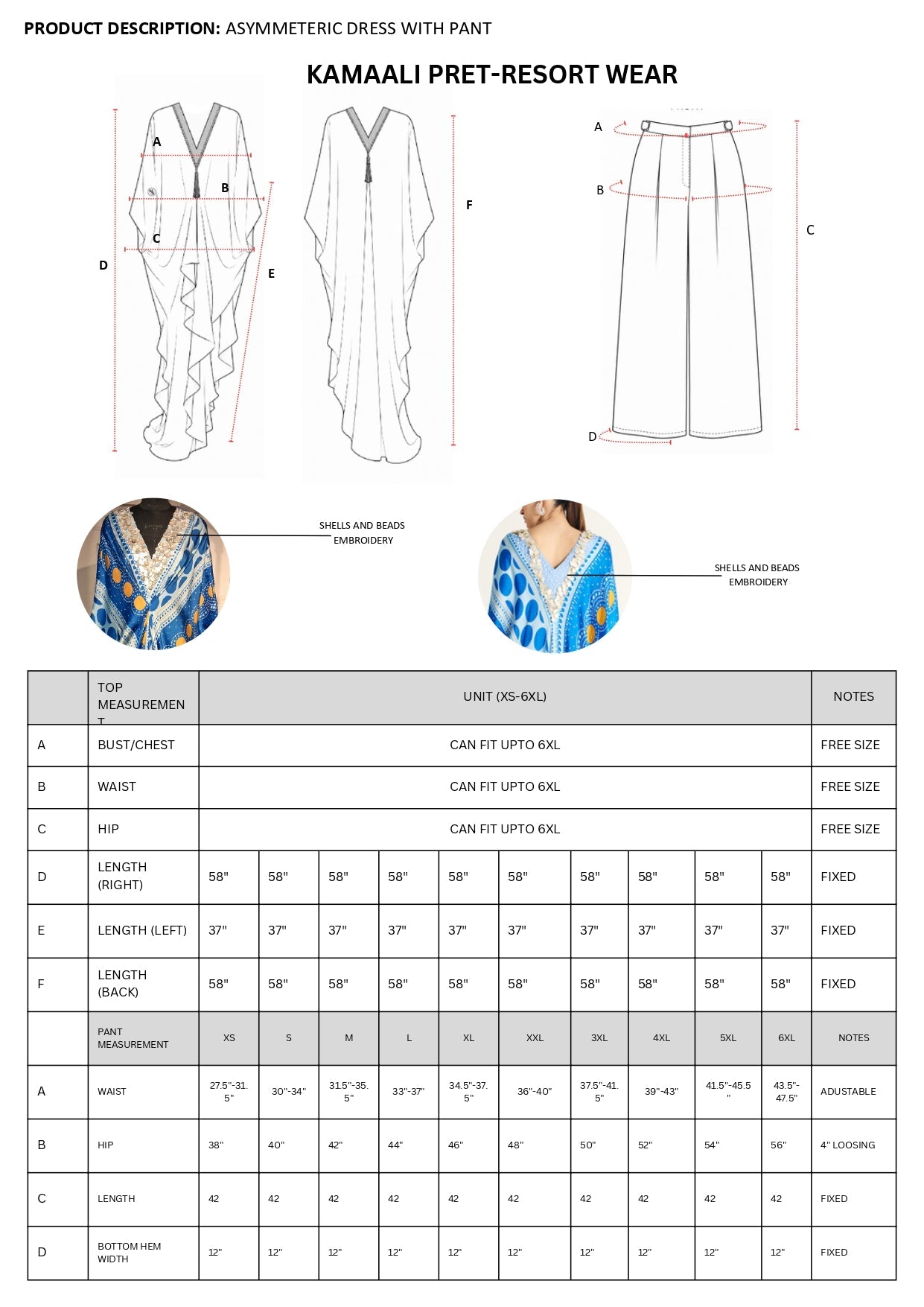 ZIVAH KAFTAN SET