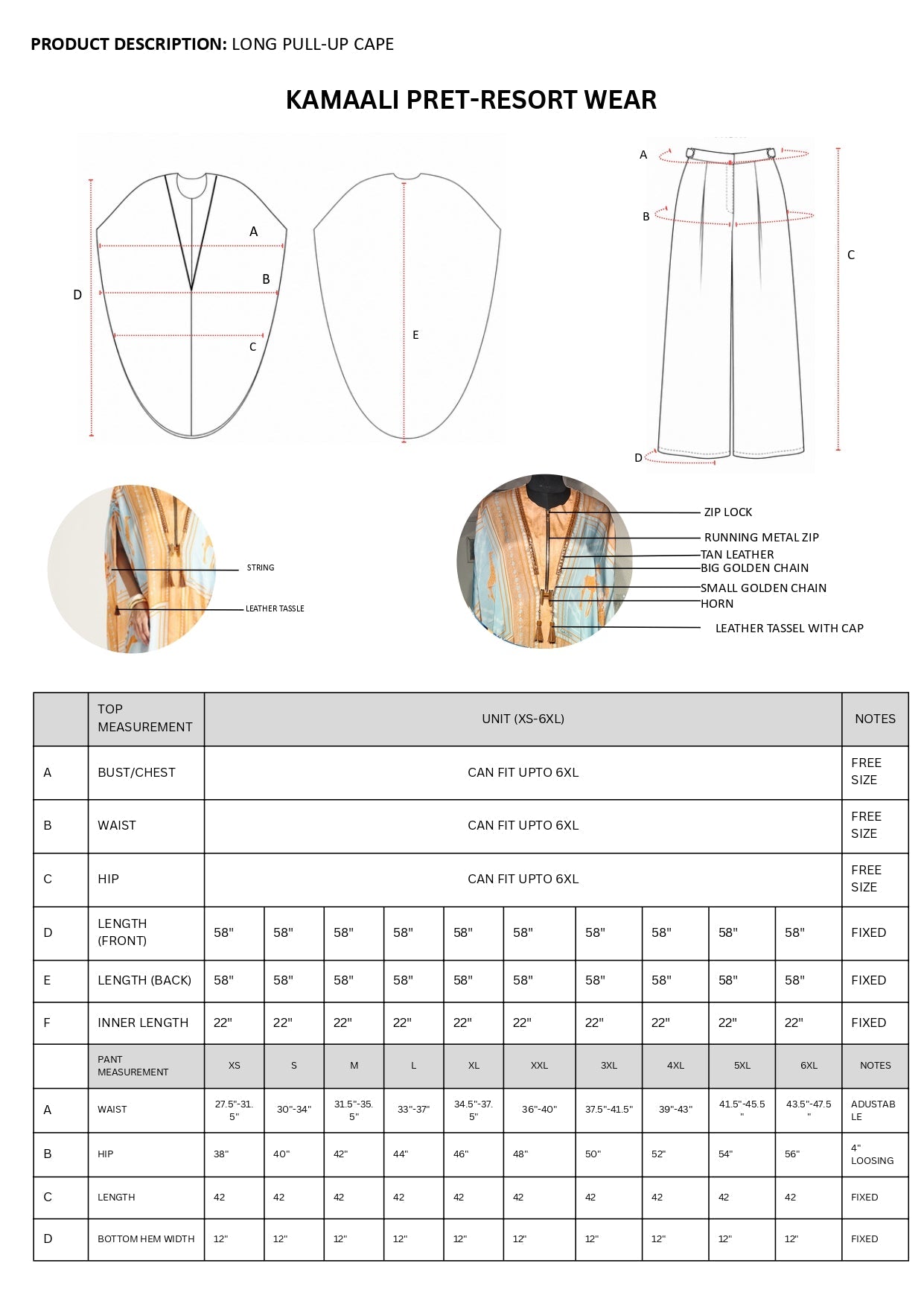 AYANI KAFTAN SET- 3 pcs