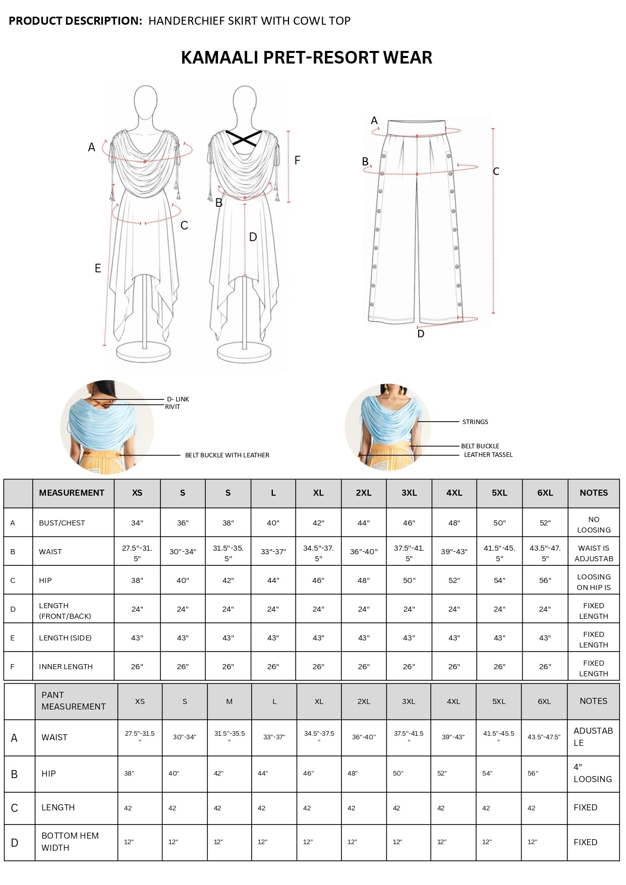 ZANI SKIRT SET-3 PCS