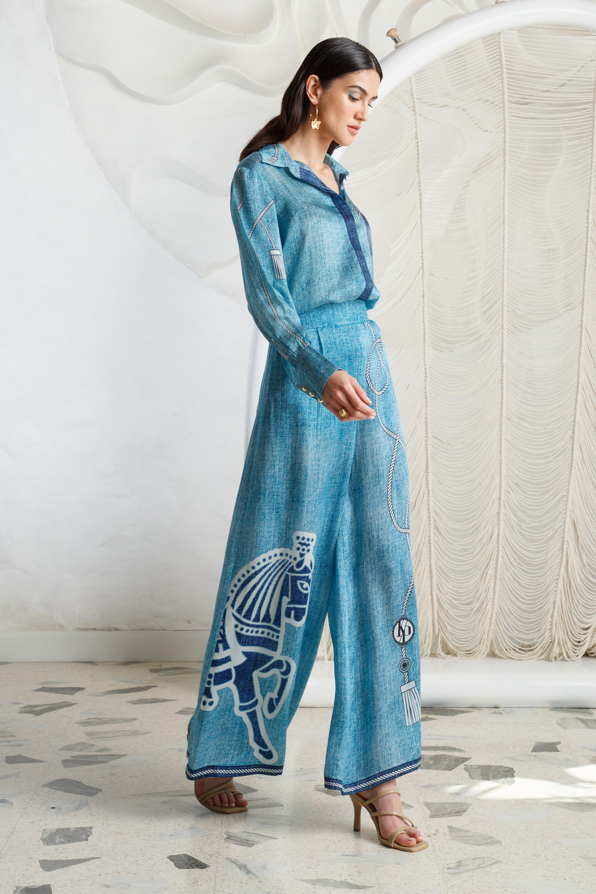 Luxury Print Online Shop For Designer Pants For Women