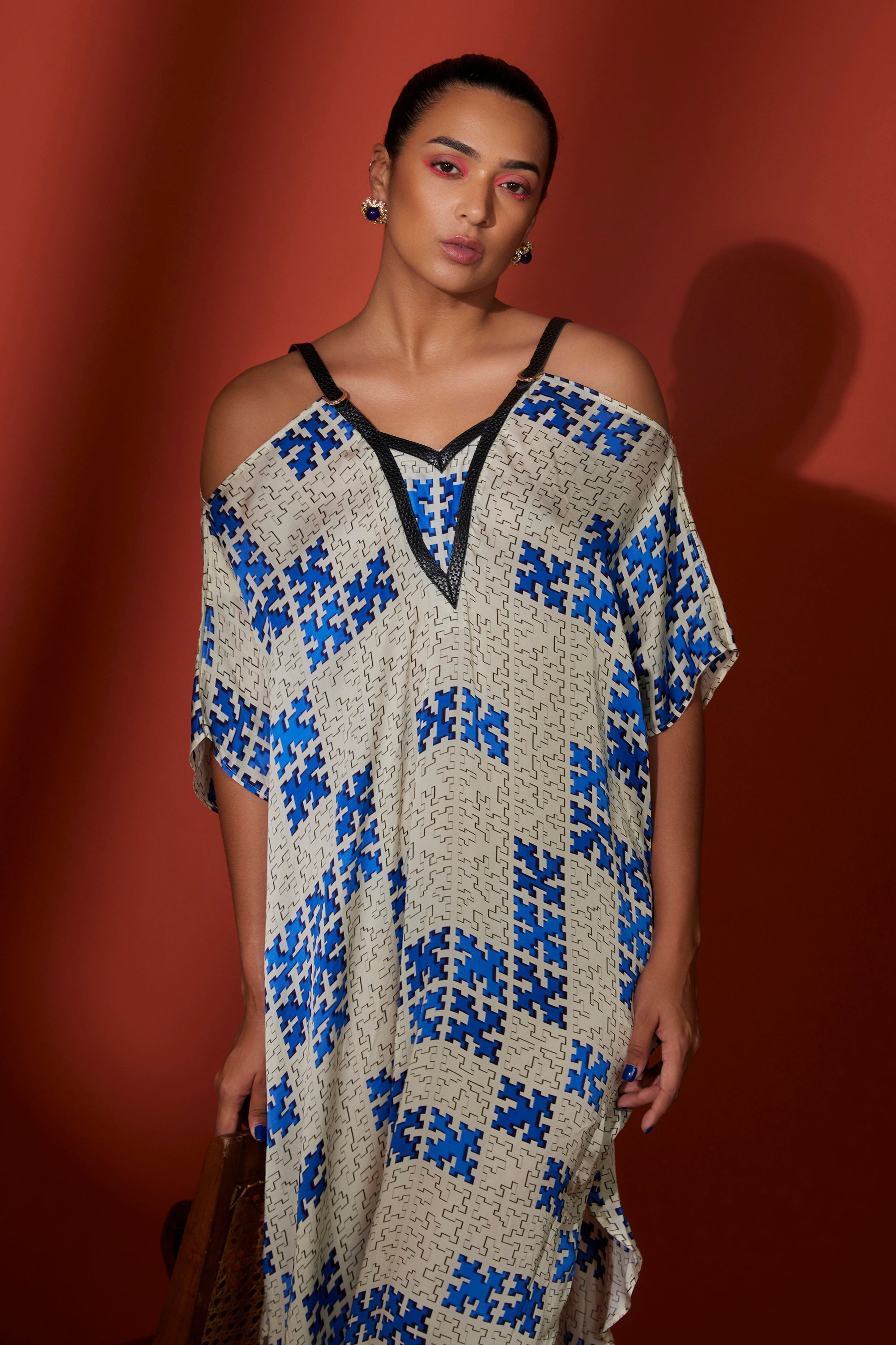 Ivory Blue Hikaru Designer Cocktail Dresses for Women